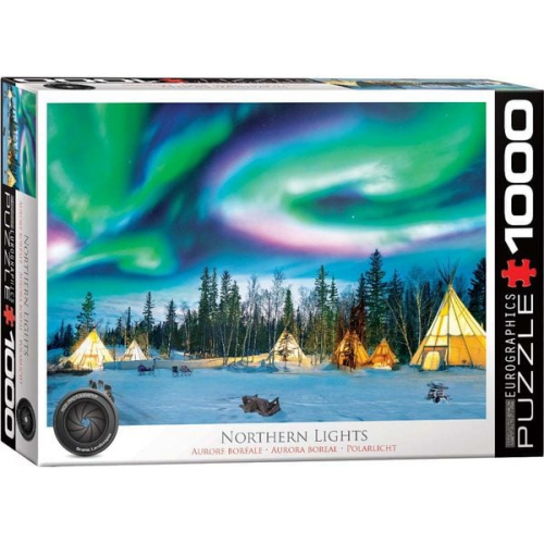 Eurographics 6000-5435 - Nordlicht - Yellowknife , Puzzle, 1.000 Teile