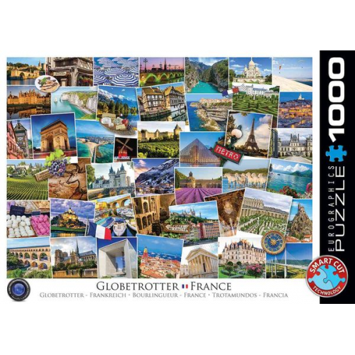 Eurographics 6000-5466 - Globetrotter Frankreich , Puzzle, 1.000 Teile