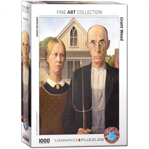 Eurographics 6000-5479 - American Gothic von Grant Wood, Puzzle, 1.000 Teile