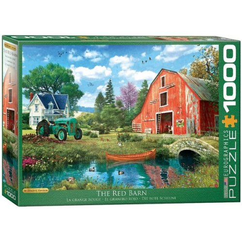 Eurographics 6000-5526 - Die rote Scheune von Dominic Davison, Puzzle, 1.000 Teile