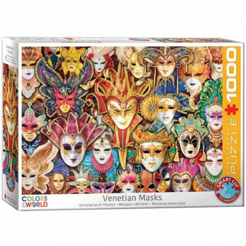 Eurographics 6000-5534 - Venezische Masken, Puzzle, 1.000 Teile