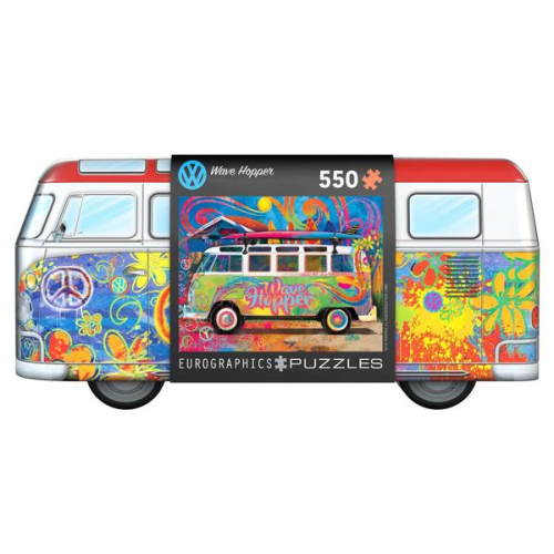 Eurographics 8551-5561 - VW Bus - Puzzle Dose, 550 Blech Puzzle