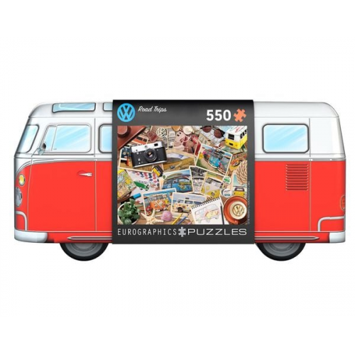 Eurographics 8551-5576 - VW Bus Road Trips - Puzzle Dose, 550 Blech Puzzle