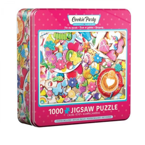 Eurographics 8051-5605 - Kekse Party Puzzledose, 1.000 Blech Puzzle