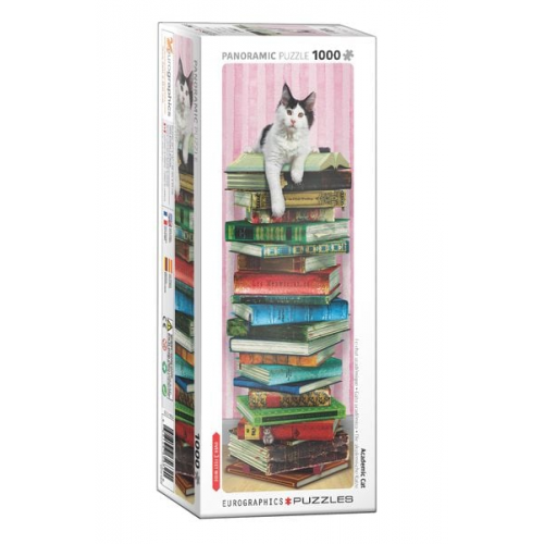 Eurographics 6010-5632 - Die akademische Katze, Panorama Puzzle - 1000 Teile