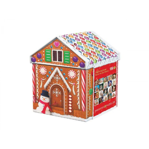 Eurographics 8551-5661 - Gingerbread House, 550 Blech Puzzle