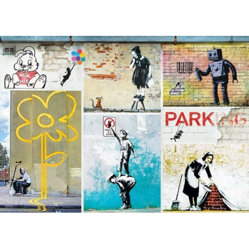 Eurographics 6000-5765 - Banksy Kunst, Puzzle, 1.000 Teile