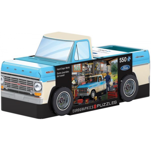 Eurographics 8551-5781 - Pickup Truck Shaped, Puzzle, 550 Teile in Blechdose