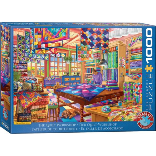 Eurographics 6000-5859 - Der Quilt-Workshop, Nähstube, Puzzle, 1000 Teile