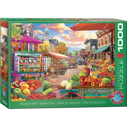 Eurographics 6000-5860 - Market Day, Markttag, Puzzle, 1000 Teile