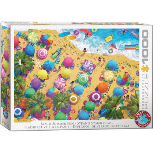 Eurographics 6000-5871 - Beach Summer Fun, Strand Sommerspass, Puzzle, 1000 Teile