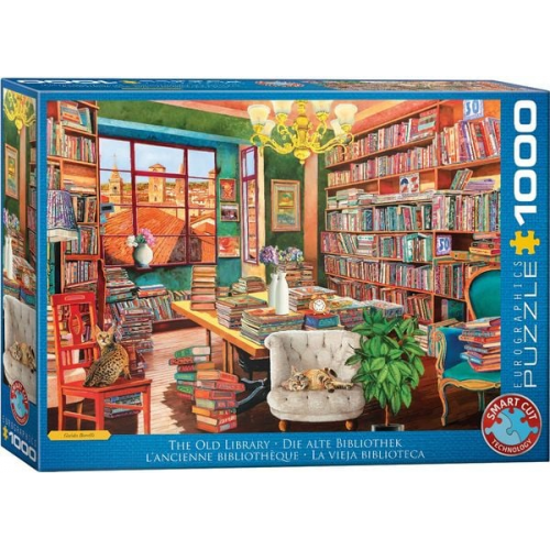 Eurographics 6000-5888 - The Old Library, Die alte Bibliothek, Puzzle, 1000 Teile