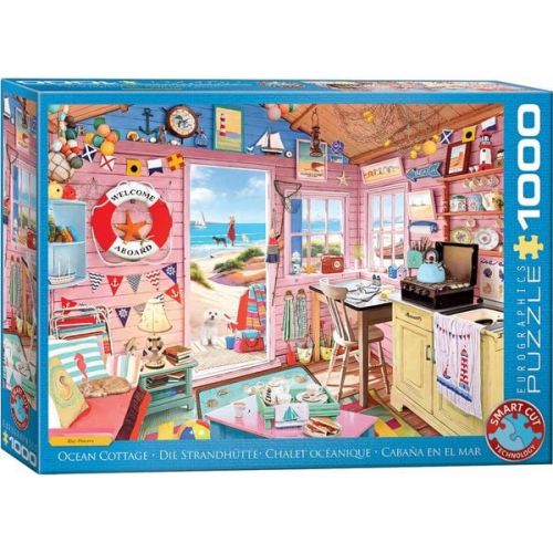 Eurographics 6000-5908 - Ocean Cottage, Die Strandhütte, Puzzle, 1000 Teile