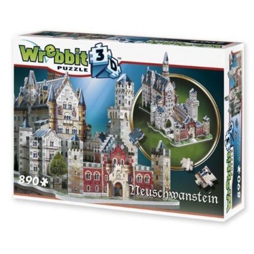 Neuschwanstein Castle - 3D (Puzzle)