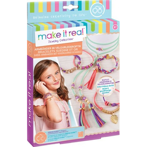 Make it Real - Armbänder in Velourlederoptik