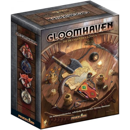 Feuerland FEU63577 - Gloomhaven, Die Pranken des Löwen (Eigenständiges Spiel oder Erweiterung)