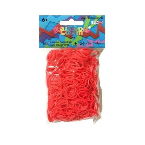 Rainbow Loom® Gummibänder Rot