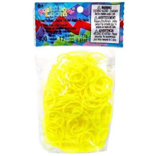 Rainbow Loom® Gummibänder Gelb