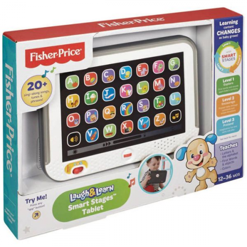 FISHER PRICE Lernspaß Tablet grau