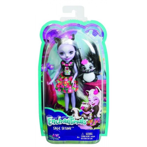 Enchantimals Stinktiermädchen Sage Skunk Puppe