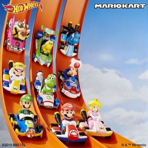 Hot Wheels Mario Kart Replica 1:64 Die-Cast Sortiment