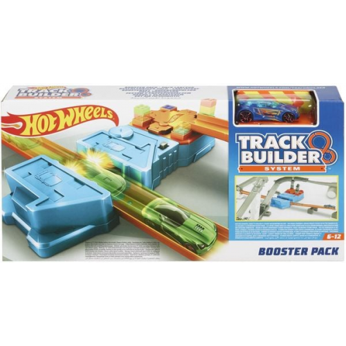 Mattel - Hot Wheels Track Builder Unlimited Booster Pack, Auto-Beschleuniger inkl. 1 Spielauto