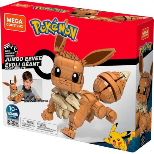 Mega Bloks - Pokémon Jumbo Evoli, Bauset, Bausteine, Sammelfigur