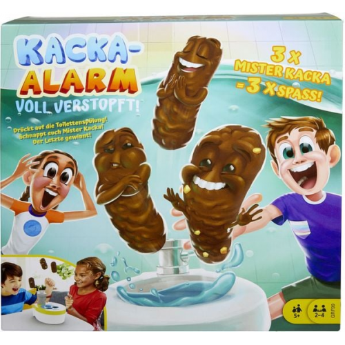 Mattel Games - Kacka-Alarm! Voll Verstopft