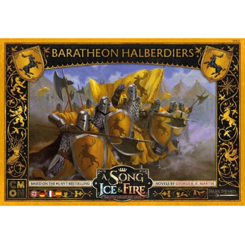 CMON - A Song of Ice & Fire - Baratheon Halberdiers, Hellebardiere von Haus Baratheon