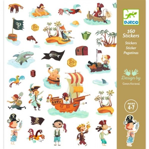 Djeco - Sticker: Pirates