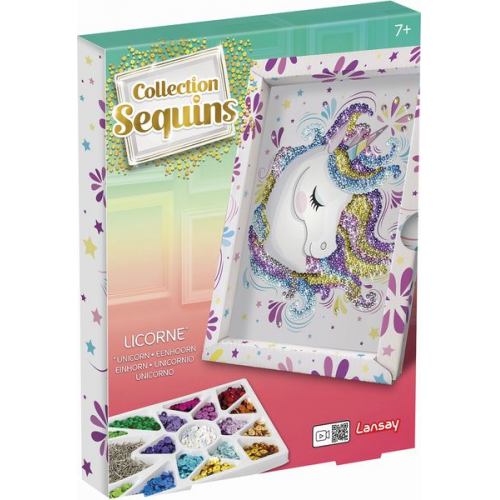 Collection Sequins - Paillettenkunst Einhorn