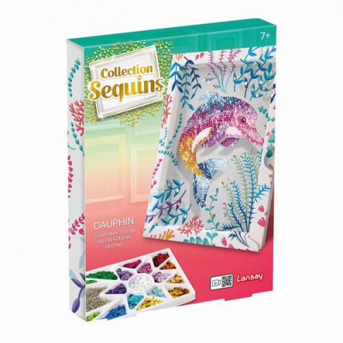 Collection Sequins - Paillettenkunst Delfin