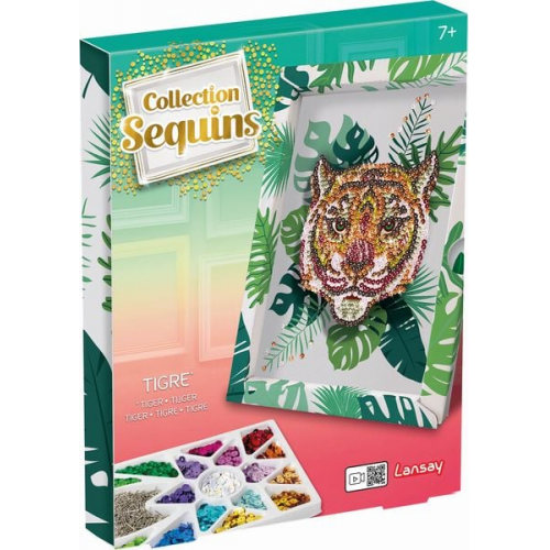 Collection Sequins - Paillettenkunst Tiger