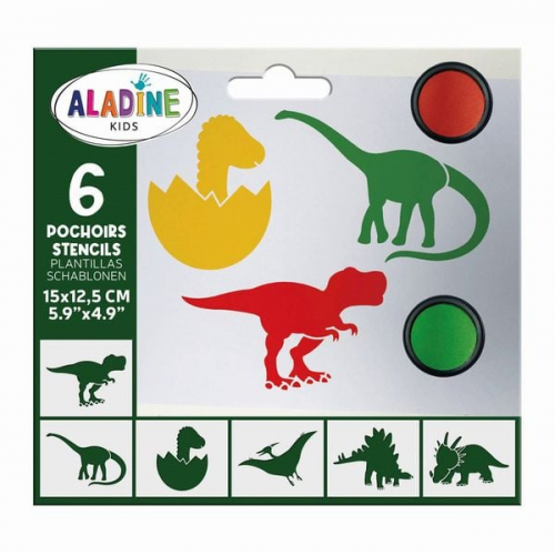 Aladine - Schablonen Dinosaurier