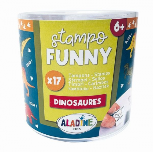 Aladine - Kinder Stempel Funny Dinosaurier