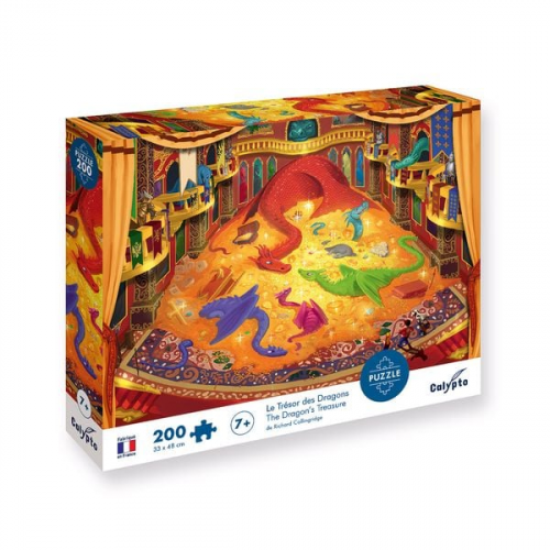 SentoSphere - Calypto - Puzzle - Drachenschatz, 200 Teile