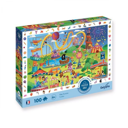 SentoSphere - Calypto - Puzzle - Jahrmarkt, 100 Teile