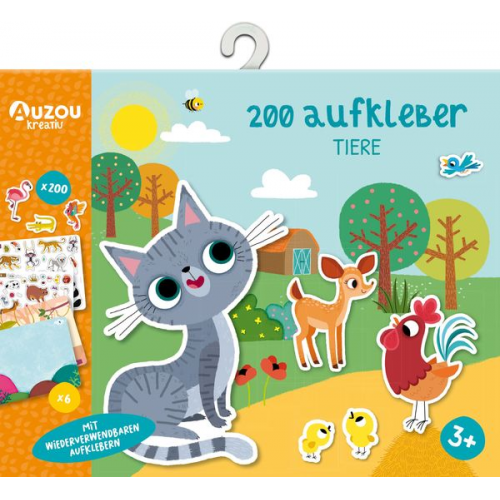 Auzou - 200 Aufkleber - Tiere