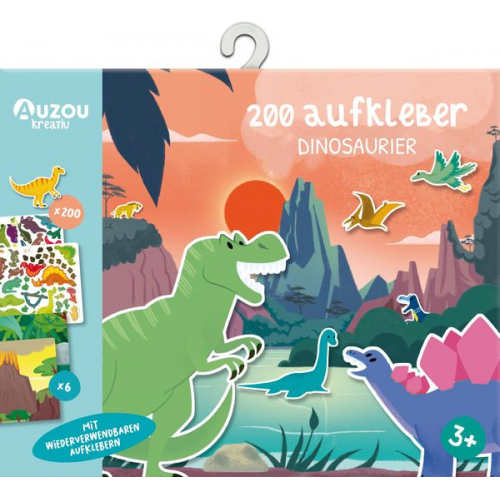 Auzou - 200 Aufkleber - Dinosaurier