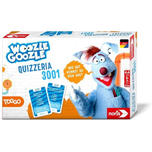 Noris 606102073 - Toggo, Woozle Goozle Quizzeria 3001, Quiz ab 8 Jahren, Lernspiel