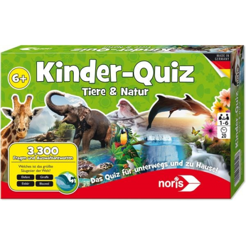 Noris Spiele - Kinderquiz Tiere und Natur