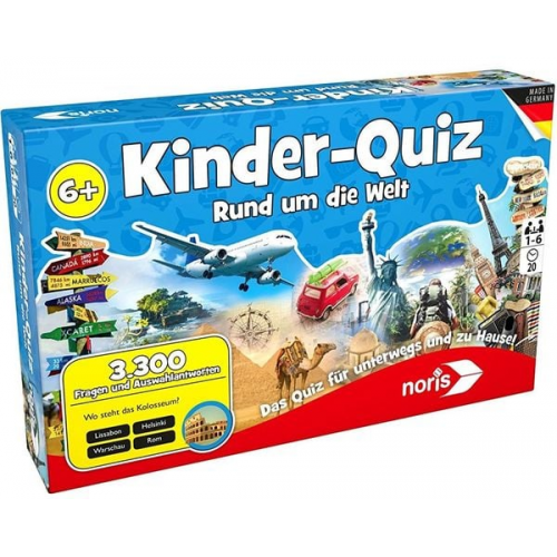 Noris Spiele - Kinderquiz Rund um die Welt