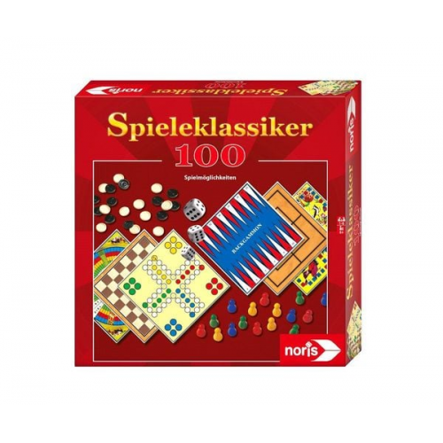 Noris 606111686 - Spielesammlung mit 100 Spielmöglichkeiten