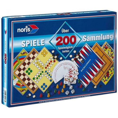 Noris 606112583 - Spielesammlung mit 200 Spielmöglichkeiten