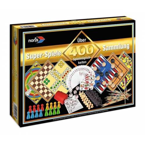 Noris 600002566 - Spielesammlung mit 400 Spielmöglichkeiten