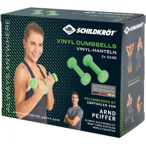 Schildkröt Fitness - Vinyl Hanteln 0,5kg Set