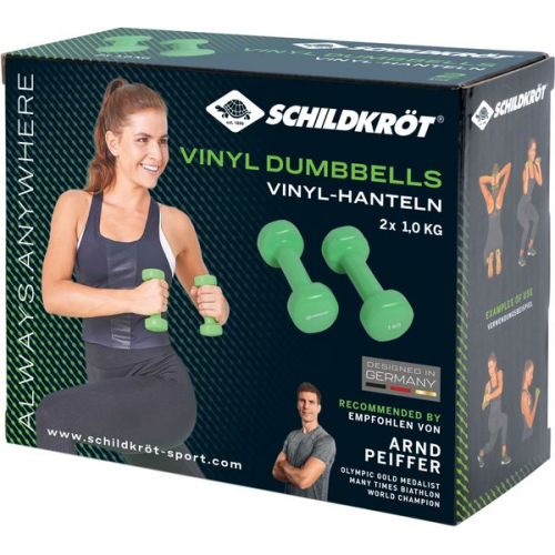 Schildkröt Fitness - Vinyl Hanteln 1,0kg Set