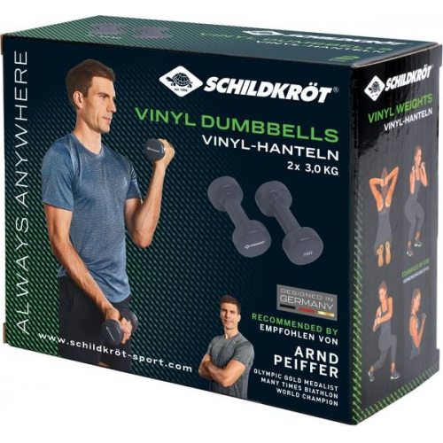 Schildkröt Fitness - Vinyl Hanteln 3,0kg Set