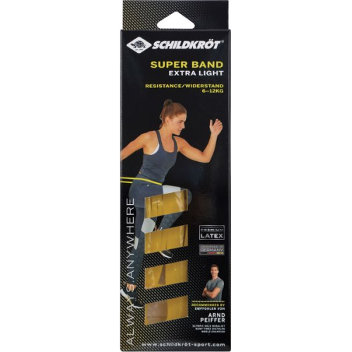 Schildkröt Fitness - Super Band Extra Light 13 mm, gelb