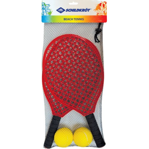 Soft Tennis Set Beach in Tasche, Rot, 40 cm